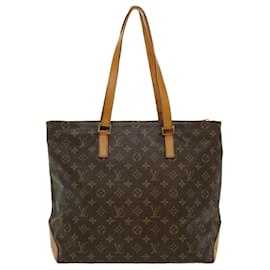 Louis Vuitton-LOUIS VUITTON Monogram Cabas Mezzo Tote Bag M51151 LV Auth 30425-Other