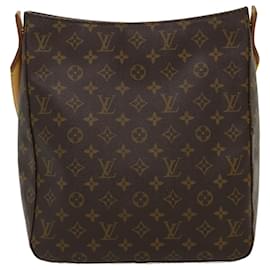 Louis Vuitton-Bolsa de ombro M LOUIS VUITTON Monogram Looping GM51145 LV Auth pt3501-Monograma