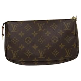 Louis Vuitton-LOUIS VUITTON Monogram Pochette Accessoires long ver Bolsa M95804 Autenticação de LV 30398-Outro