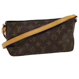 Louis Vuitton-LOUIS VUITTON Monogram Trotteur Shoulder Bag M51240 LV Auth fm1524-Other