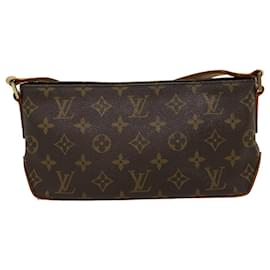Louis Vuitton-LOUIS VUITTON Monogram Trotteur Shoulder Bag M51240 LV Auth fm1524-Other
