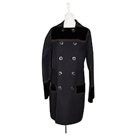 Jean Paul Gaultier-Vintage coat by Jean Paul Gaultier-Brown,Black,Blue,Multiple colors