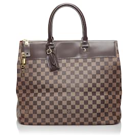 Louis Vuitton-Louis Vuitton Brown Damier Ebene Greenwich PM-Brown