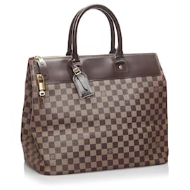 Louis Vuitton-Louis Vuitton Brown Damier Ebene Greenwich PM-Brown