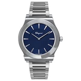 Salvatore Ferragamo-Ferragamo 1898 Slim Watch-Silvery,Metallic