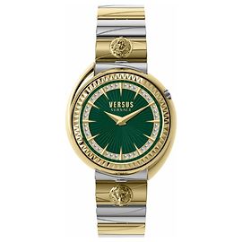 Versus Versace Tortona Crystal Bracelet Watch Metallic
