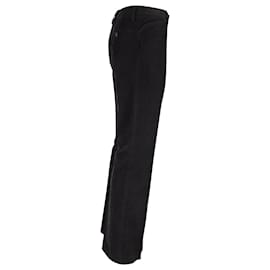 Gucci-Gucci Tom Ford for Gucci Corduroy Pants in Black Rayon-Black