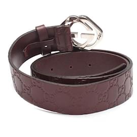 Gucci-Guccissima Leather Belt-Brown