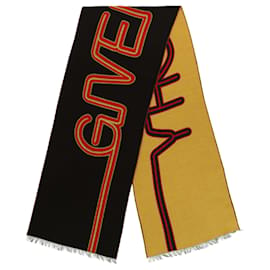 Givenchy-Logo Wool Scarf-Other