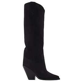 Isabel Marant Lomero Boots in Black Leather Black