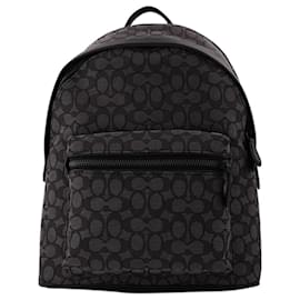 Coach-Charter Backpack In Signature Jacquard-Grey