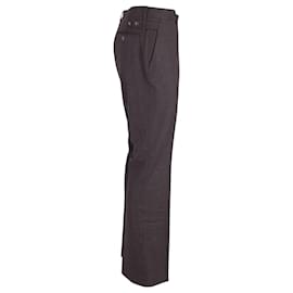 Yves Saint Laurent-Yves Saint Laurent Tom Ford for YSL Rive Gauche Trousers in Grey Viscose-Grey