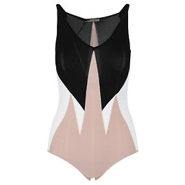 Bottega Veneta Costume Intero Geometrico Nero