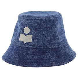 Isabel Marant Haley Fischerhut aus blauer Baumwolle Blau
