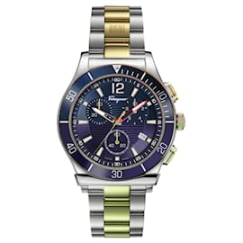 Salvatore Ferragamo-Ferragamo 1898 Sport Chronograph Watch-Silvery,Metallic