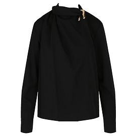 Bottega Veneta Draped Blouse Beige