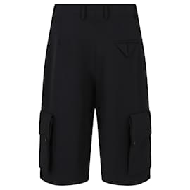 Bottega Veneta-Knee-Length Shorts-Black