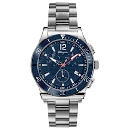 Salvatore Ferragamo-Salvatore Ferragamo Ferragamo 1898 Sport Bracelet Watch-Metallic