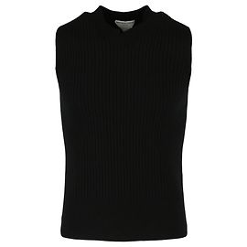 Bottega Veneta Gerippte Weste Schwarz