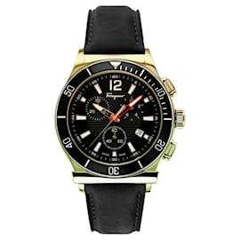 Salvatore Ferragamo-Ferragamo 1898 Sport Chronograph Watch-Golden,Metallic