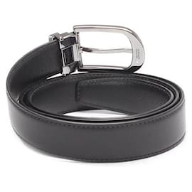 Versace-Leather belt-Black