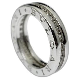Bulgari B Zero 1 Diamantband ein 18K Weißgold Silber