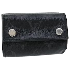 Louis Vuitton-LOUIS VUITTON Eclipse Reverse Discovery Compact Wallet M45417 LV Auth 30594-Other