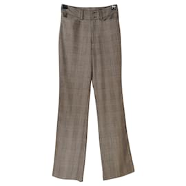 Jean Paul Gaultier-calça, leggings-Marrom,Preto