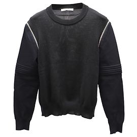 Pull Givenchy Manches Zippées Amovibles en Coton Noir Noir