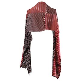 Echarpe Missoni Chevron em Lã Multicolorida Multicor