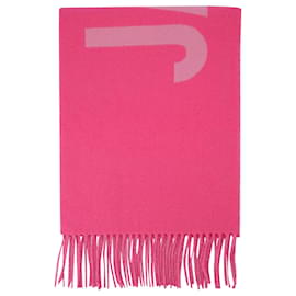 Jacquemus-Jacquemus-Schal aus rosa Wolle-Pink