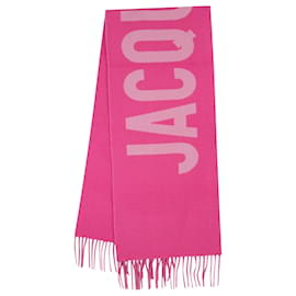 Jacquemus-Jacquemus Scarf in Pink Wool-Pink