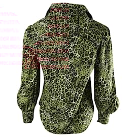 Johanna Ortiz-Johanna Ortiz Leopard Print Shirt in Animal Print Cotton-Other,Python print
