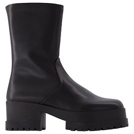 Robert Clergerie Botas Wilmer em couro preto Preto