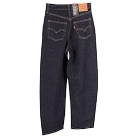 Levi's-Levi's Barrel Jeans in Navy Blue Cotton Denim-Navy blue