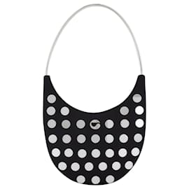 Coperni-Borsa Ring Swipe in ricamo nero-Nero