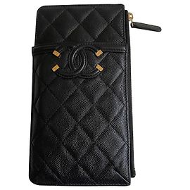 Chanel Bolsas, carteiras, casos Preto