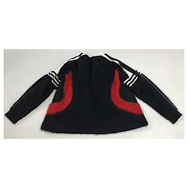 Louis Vuitton-Louis Vuitton Jacket Coat-Black,Red