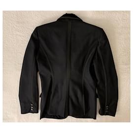 Yves Saint Laurent-Vintage YSL blazer jacket-Black