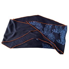 Triangle géant Hermès Bleu Marine