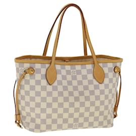 Louis Vuitton-LOUIS VUITTON Damier Azur Neverfull PM Tote Bag N41362 LV Auth 30525a-Other