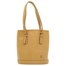 Louis Vuitton-LOUIS VUITTON Nomad Bucket PM Shoulder Bag Beige M85001 LV Auth 30531a-Beige