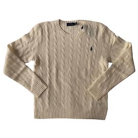 Polo Ralph Lauren Pull Laine/Cachemire Écru