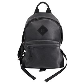 Tom Ford Suede-Panelled Backpack in Black Leather Black