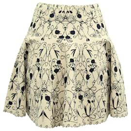 Alaïa-Alaia Printed Skirt in Multicolor Viscose -Other