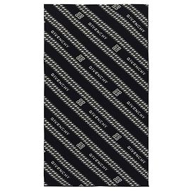 Sciarpa a catena con logo Givenchy Nero