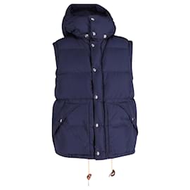 Ralph Lauren-Ralph Lauren Gilet Puffer Vest in Navy Blue Nylon-Navy blue