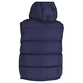 Ralph Lauren-Ralph Lauren Gilet Puffer Vest in Navy Blue Nylon-Navy blue