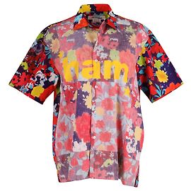 Camisa de manga corta con botones Junya Watanabe Ham 2002 en Algodón Estampado Multicolor Otro