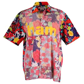Junya Watanabe-Junya Watanabe Ham Short Sleeve Button Up Shirt 2002 in Multicolor Print Cotton-Other